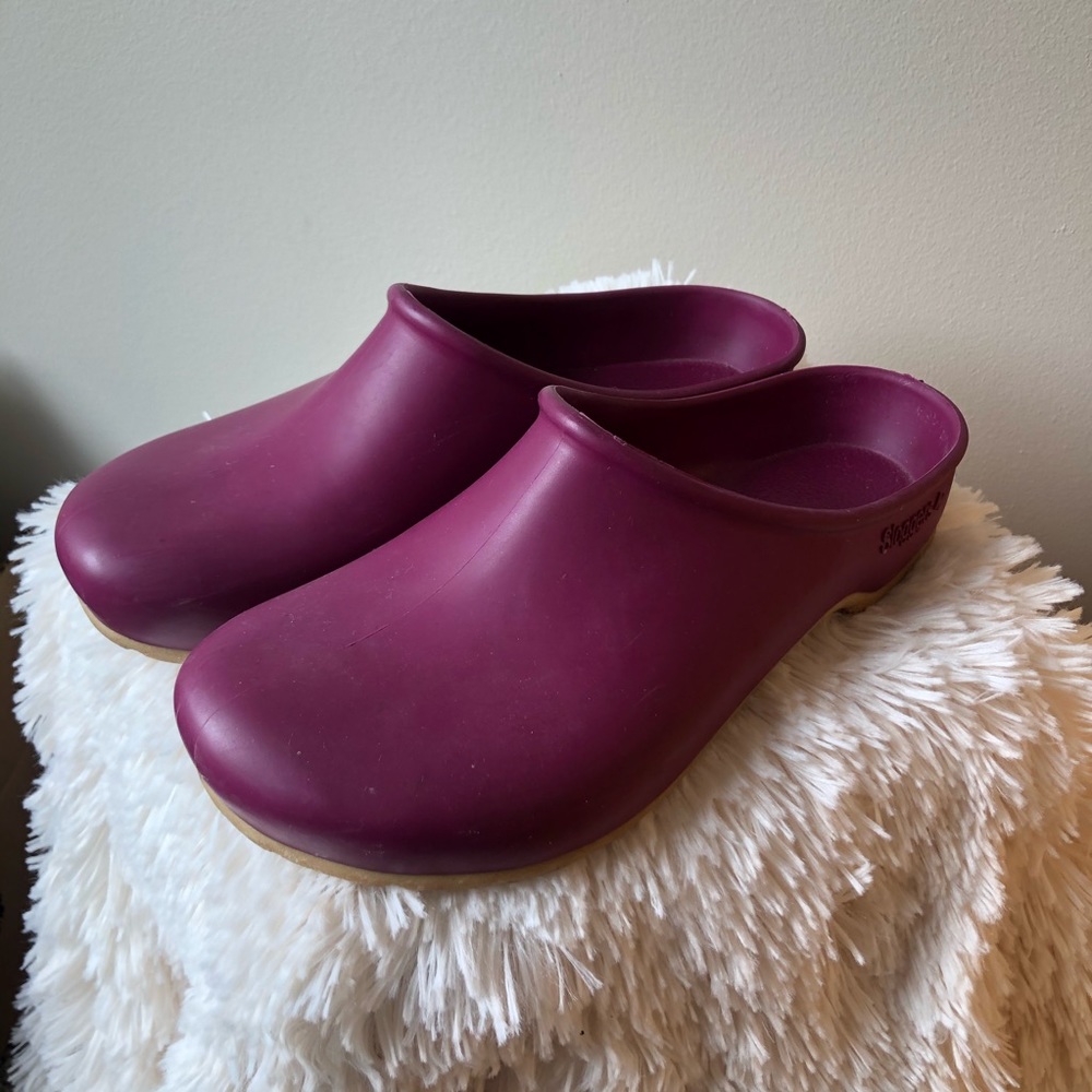 Sloggers Waterproof Garden Clogs Raspberry Size 7